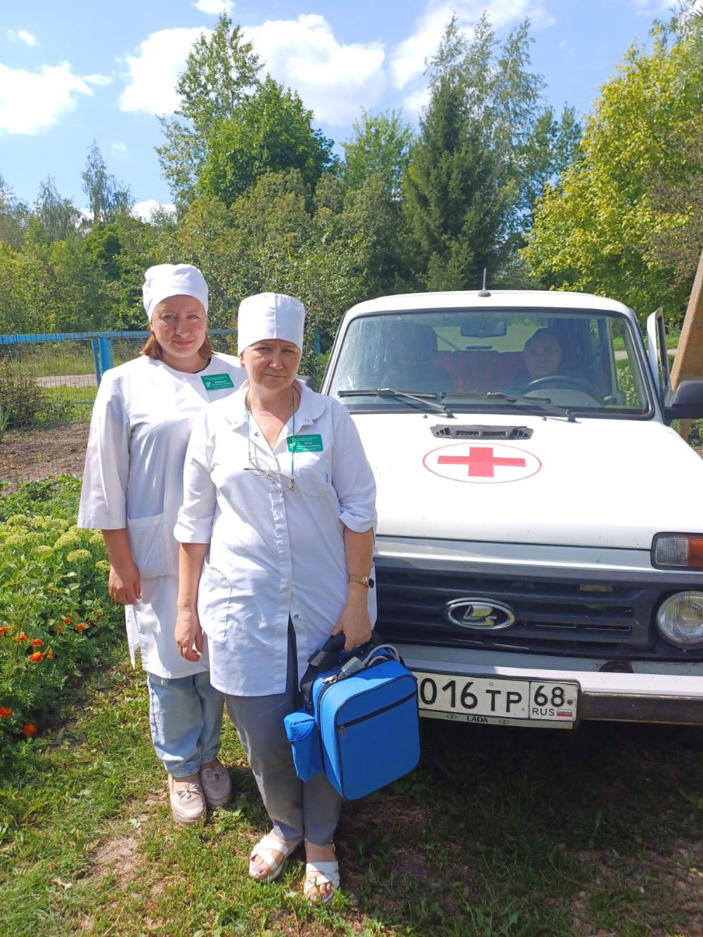 Выезд мобильной бригады в деревню Низовка